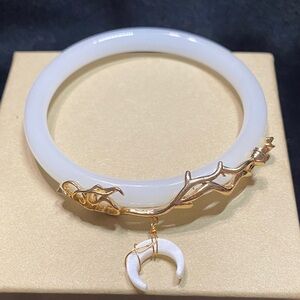 Love Between Fairy and Devil Vintage Elegant Imitation Jade Bracelet